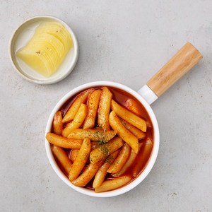 오분떡볶이 + 단무지 4인분 세트 완전매콤3맛, 1세트