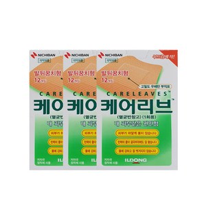 케어리브 멸균반창고 기본형, 12개입, 3개