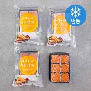 우리땅 웰팜넷 유기가공식품 인증 다진당근 (냉동), 100g, 4개