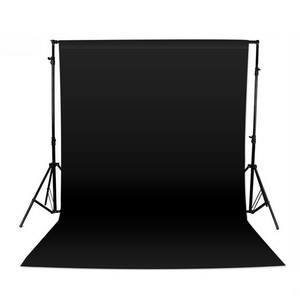 디키트 크로마키천 스크린 배경천 블랙 2 x 3 m