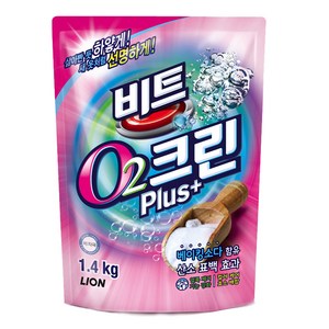 비트 O2 크린플러스 표백제, 1.4kg, 1개