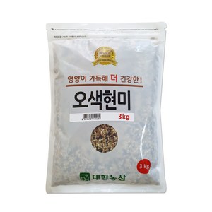 대한농산 오색현미 혼합곡, 3kg, 1개