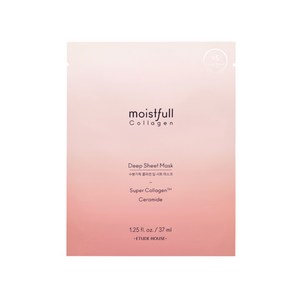 에뛰드 수분 가득 콜라겐 딥 시트 마스크 37ml, 1개입, 1개