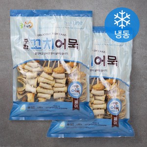 굿프랜즈 종합 꼬치 어묵 (냉동), 1kg, 2개