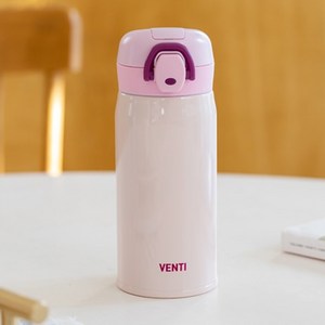 벤티보온병 아동용 보온보냉 텀블러, 샤인핑크, 350ml, 1개