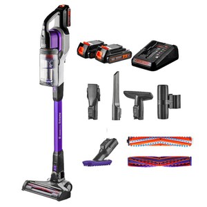 블랙앤데커 20V MAX 무선 스틱 청소기 BSV2020PS + 배터리 2p 세트