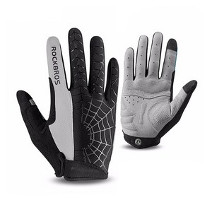 락브로스 자전거 스파이더 반장갑 S109, XL, 그레이, 1개