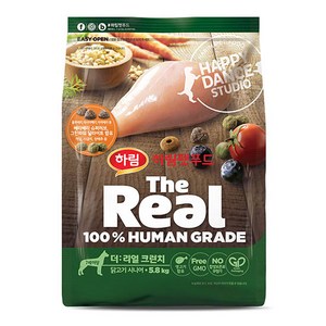 하림펫푸드 시니어 강아지 더리얼 크런치 건식사료, 닭, 5.8kg, 1개