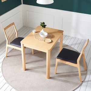 삼익가구 헤르드 원목 식탁 + 의자 세트 2인용 방문설치