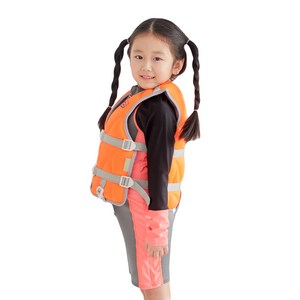 아이와 수영조끼, 55kg(42 x ..., 형광주황색, 1개