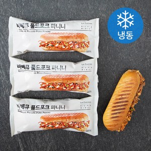 라쿠치나 바베큐 풀드포크 파니니 (냉동), 125g, 3개