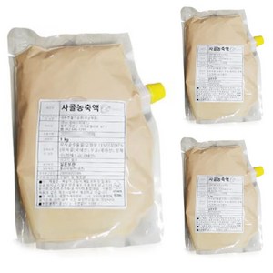 간편한식 사골곰탕 농축액 엑기스, 1kg, 3개