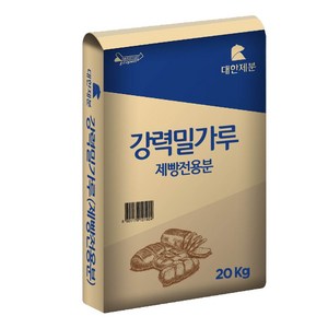 대한제분 강력밀가루 제빵전용분, 20kg, 1개