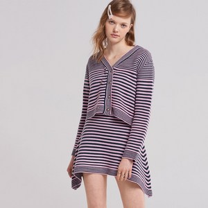 스토레츠 여성용 Betty Stripe Mix Cardigan