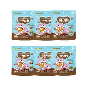 뽀로로펫 크런치캣 간식, 혼합맛(닭고기/타우..., 150g, 6개