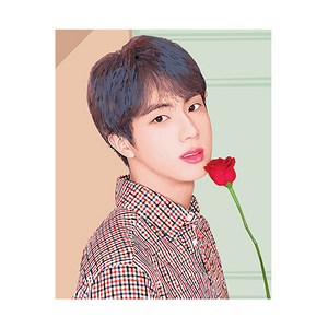 BTS DIY 페인팅 40 x 50 cm, Jin, 1개