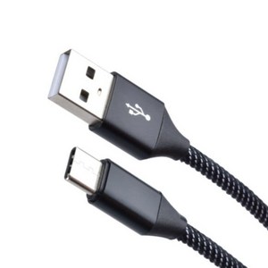 파보니 USB-C타입 고속 충전 케이블, 블랙, 2m, 1개