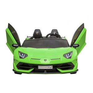 람보르기니 아벤타도르 SVJ 드리프트 2인승 유아전동차, 그린