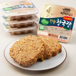 맑은물에 전통식품 인증 정학님 전통 청국장, 160g, 4개