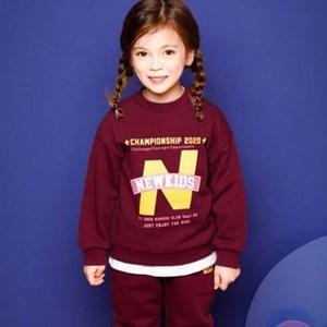 젤리스푼 아동용 New 챔피언 뉴키즈 기모 상하복 세트