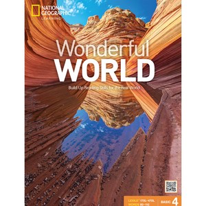 Wondeful WORLD BASIC 4 SB with App QR:Student Book with App QR Wod Note Wokbook, A List