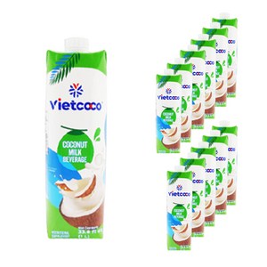 비엣코코 코코넛밀크 드링크, 1L, 12개