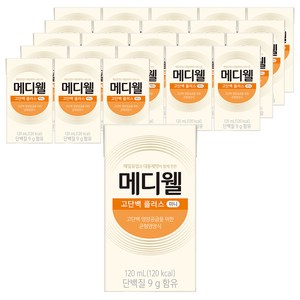 메디웰 고단백 플러스 미니 영양식, 120ml, 24개