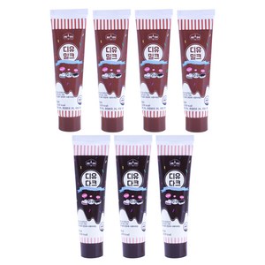 디유 상상앤드 튜브형 DIY 초콜릿 만들기, 초콜릿 다크 90g x 3p + 밀크 90g x 4p, 1세트