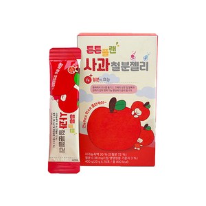 아람농장 튼튼플랜 사과맛 철분젤리 20p, 400g, 1개