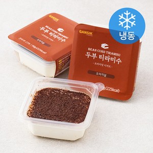 GANSIK 두부 티라미수 오리지널 (냉동), 90g, 3개