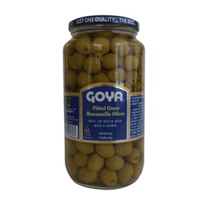 고야 대용량 피티드 그린 만자니야 올리브, 875g, 1개