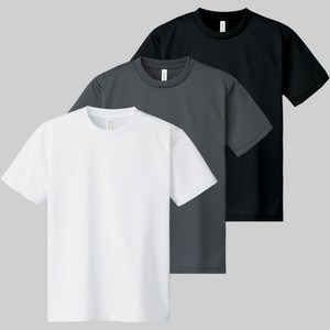 어반티 남녀공용 스포츠 기능성 드라이 라운드 반팔 티셔츠 3장 세트