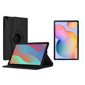 태블릿PC 강화유리필름 + 회전 케이스