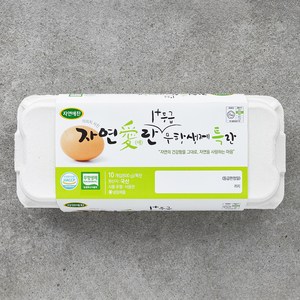 자연애찬 무항생제 1+등급 특란, 10구, 1개