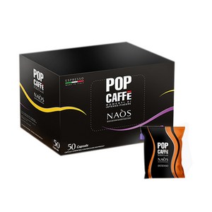 팝카페 나오스 인텐소 네스프레소 호환 캡슐 커피, 5.5g, 50개입, 1개