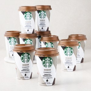 스타벅스 스무스 아메리카노, 10개, 270ml