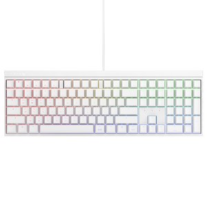 CHERRY 게이밍 기계식 유선키보드, 청축, 화이트, CHERRY MX BOARD 2.0S RGB(청축)