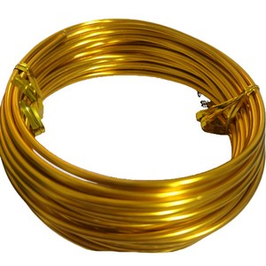 수공예 컬러 철사 2.5mm, 1개, 59 골드