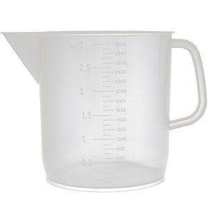 Katell PP 핸들비커 KA.1159, 3000ml, 1개