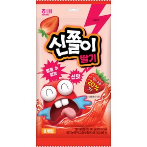 해태제과 신쫄이 젤리 딸기 8개입, 96g, 1개