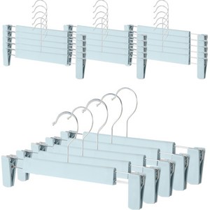 생활공식 논슬립 패킹 고급형 바지걸이, 20개, 블루