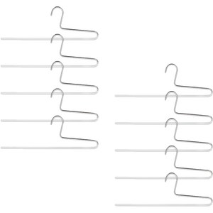 마와 논슬립 1단 바지걸이 KH1, 10개, 화이트