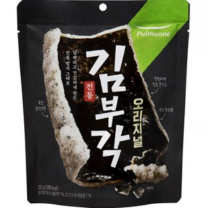 풀무원 전통 김부각 오리지널, 50g, 1개