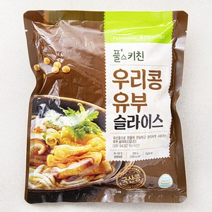 풀스키친 우리콩 유부 슬라이스, 1개, 200g