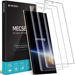 MECSEED 6DNF 풀커버 자가복원 강화 하이브리드 유리하드코팅 액정보호필름 3매