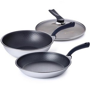 알텐바흐 인덕션 헥사 통5중 프라이팬세트 2종, 혼합색상, 프라이팬 30cm ..., 1개