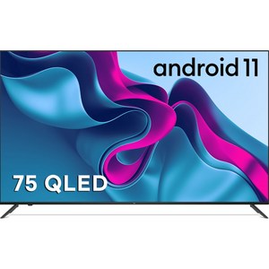 와사비망고 4K UHD QLED TV, 189cm(75인치), 일반TV, 스탠드형, 방문설치