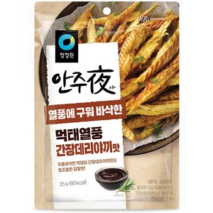 대상 청정원 안주야 먹태열풍 간장데리야끼맛, 25g, 1개