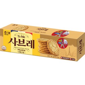 해태제과 사브레 과자, 84g, 1개
