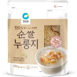 청정원 순쌀 누룽지, 250g, 1개